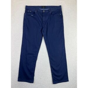 Zegna Slim Jeans Mens 36x28 Blue Stretch Denim Cotton Tapered Casual Pants